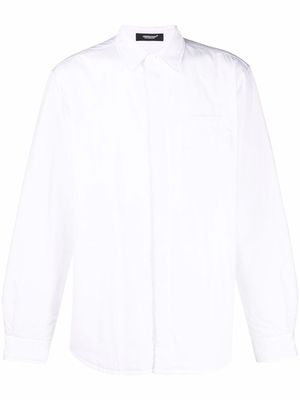 UNDERCOVER padded long-sleeve shirt - White