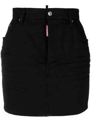 Dsquared2 Icon denim skirt - Black