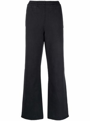 Acne Studios flared cotton trousers - Black