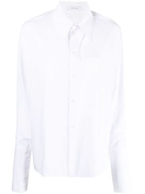 Delada slip cuff shirt - White