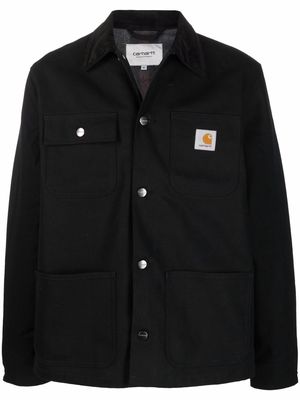 Carhartt WIP logo-patch shirt jacket - Black