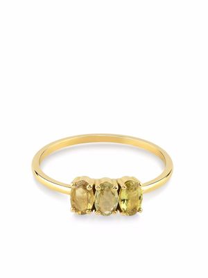 Gfg Jewellery 18kt yellow gold Dumon sapphire ring