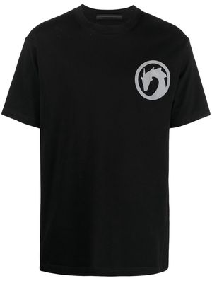 Sankuanz logo-print cotton T-shirt - Black