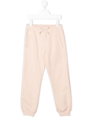 Chloé Kids plain track pants - Pink