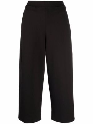 Calvin Klein logo-waistband trousers - Black