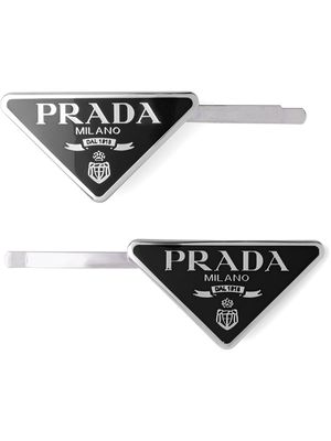Prada set of two hair clips - Black