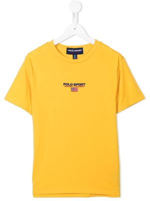 Ralph Lauren Kids logo-print T-shirt - Yellow
