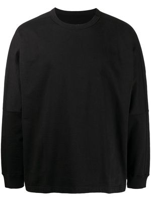 White Mountaineering Cordura longsleeved T-shirt - Black
