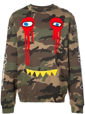 Haculla I Have No Legs camouflage sweatshirt - Green