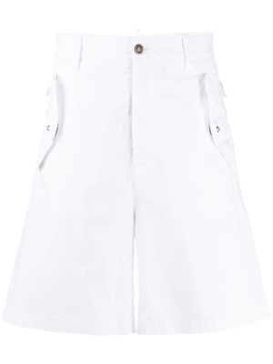 Dsquared2 flap pocket shorts - White