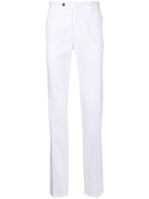 Pt01 slim-fit tailored trousers - White