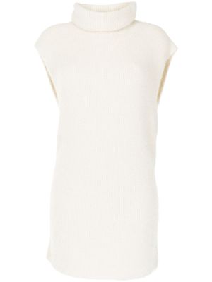 Uma Wang rear slit detail sweater - White