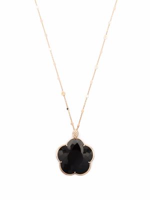 Pasquale Bruni 18kt rose gold Ton Joli onyx and diamond necklace - Pink