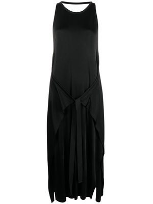 MM6 Maison Margiela tie-detail stretch-fit dress - Black