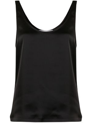 In The Mood For Love satin-finish tank top - Black