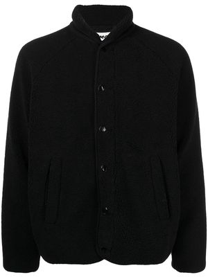 YMC Beach terry-towelling bomber jacket - Black