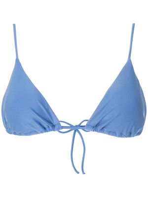 Lenny Niemeyer triangle bikini top - Blue