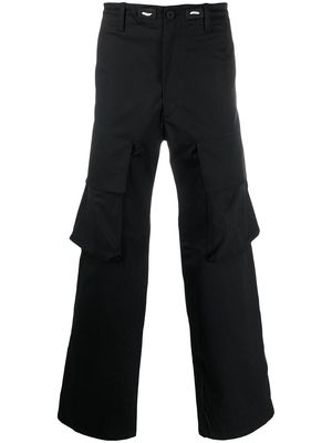 Y-3 loose-fit cargo trousers - Black