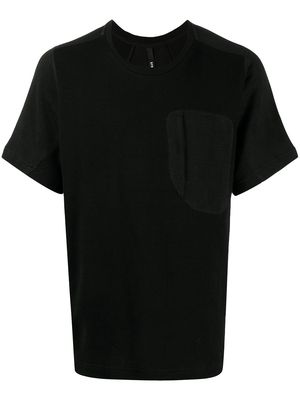 Byborre zip-pocket cotton T-Shirt - Black