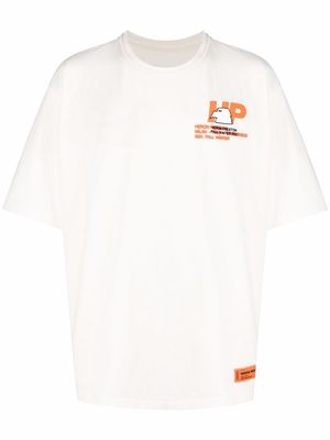 Heron Preston logo-print cotton T-shirt - Neutrals