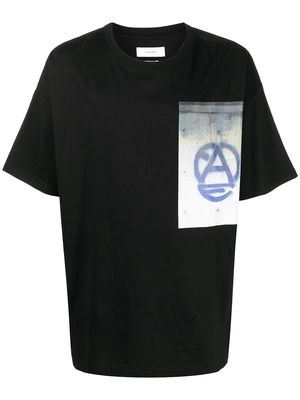 Facetasm photograph-print cotton T-shirt - Black
