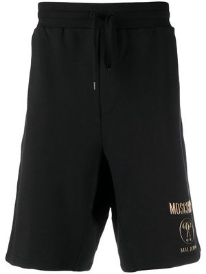 Moschino Double Question Mark track shorts - Black