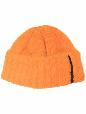 Ader Error Rivington wool-blend beanie - Orange