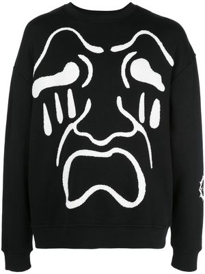 Haculla Scream sweatshirt - Black
