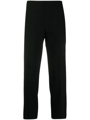 Love Moschino cropped cigarette trousers - Black
