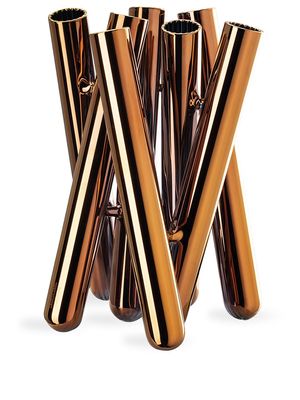 Rosenthal Seven tubular vase - Brown