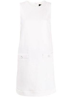 Paule Ka sleeveless shift dress - White