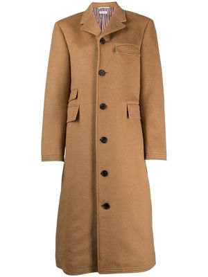 Thom Browne long Chesterfield overcoat