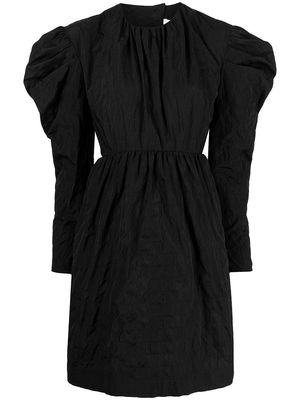 Brøgger Lykke Juliet-sleeve dress - Black