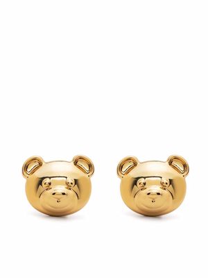 Moschino Teddy Bear clip-on earrings - Gold