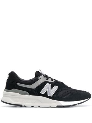 New Balance low-top mesh-panel trainers - Black