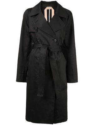 Nº21 double breasted trench coat - Black