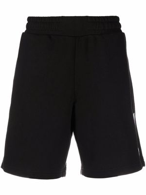 MCQ geometric track shorts - Black