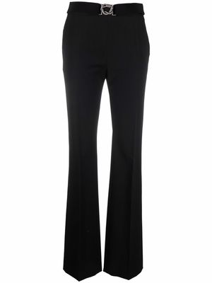 Just Cavalli belted-waist trousers - Black