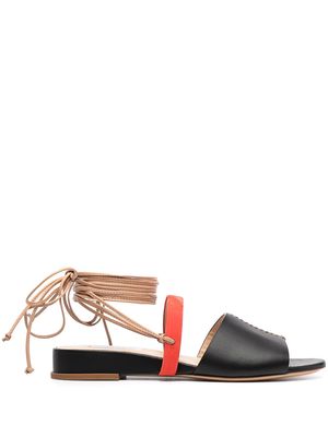 Gabriela Hearst Tara strappy low-heel sandals - Black