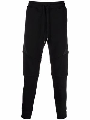 C.P. Company lens-detail tapered track pants - Black