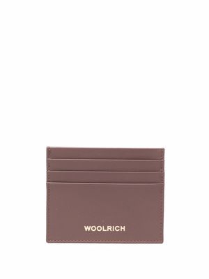Woolrich tartan check print cardholder - Brown