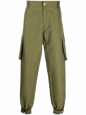 Gcds logo-patch cargo trousers - Green