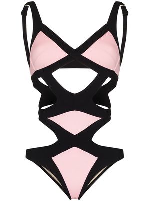 Agent Provocateur Mazzy cut-out swimsuit - Pink