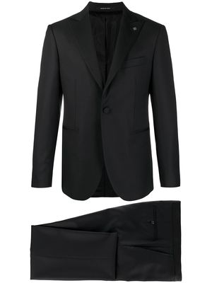 Tagliatore single-breasted wool suit - Black