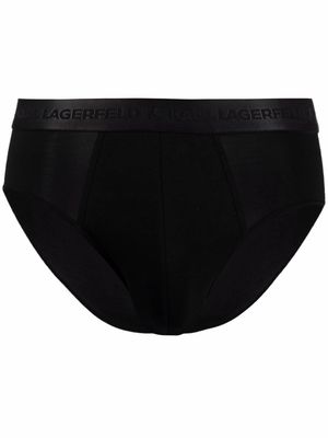 Karl Lagerfeld Premium lyocell brief set - Black