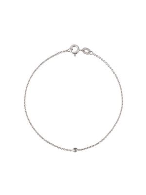 Wouters & Hendrix Gold 18kt white gold single diamond bracelet - Metallic