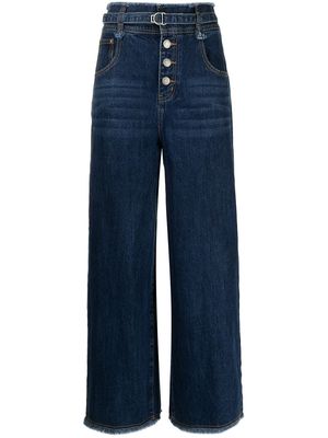 PortsPURE high-waist wide-leg jeans - Blue
