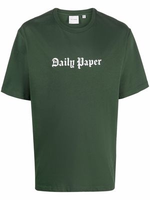 Daily Paper logo-print short-sleeved T-shirt - Green