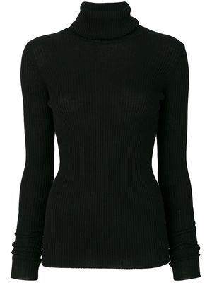 Nude roll-neck knit jumper - Black