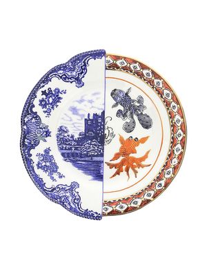 Seletti Hybrid Isaura dinner plate - Blue